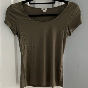 Army green t-shirt